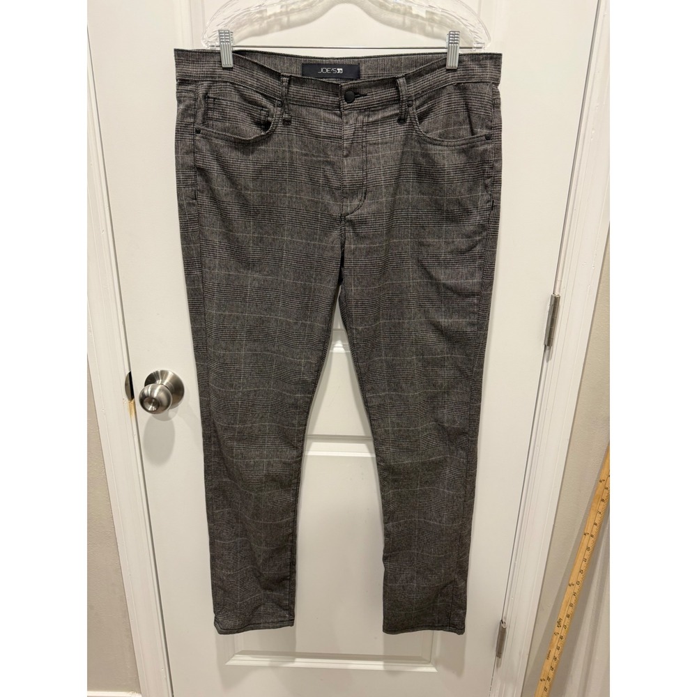 Joe's Jeans Mens Trousers Glen Plaid‎ Grey 36